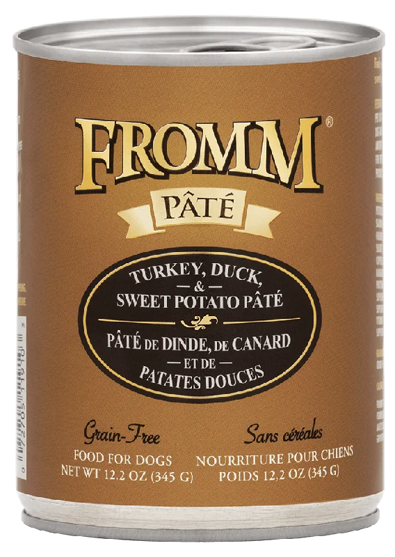 Turkey, Duck & Sweet Potato Pate - Wet Dog Food - Fromm