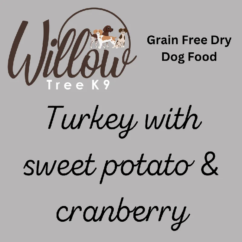 Turkey with sweet potato + cranberry dog food