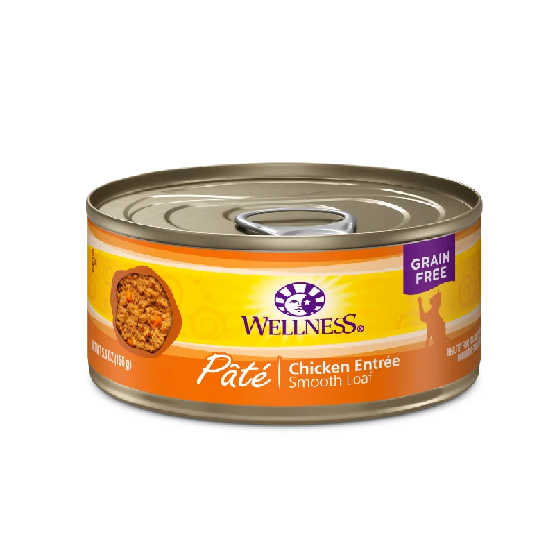 Wellness Cat Can GF Chicken Pate 3oz