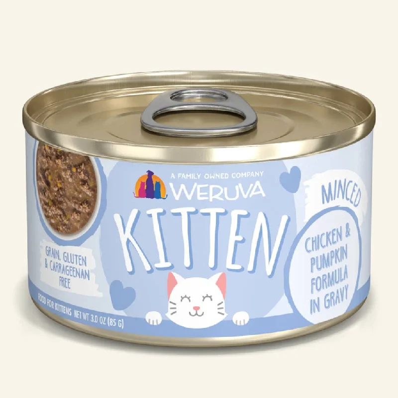 Weruva Kitten Minced Chicken & Pumpkin Formula in Gravy - 3 oz.