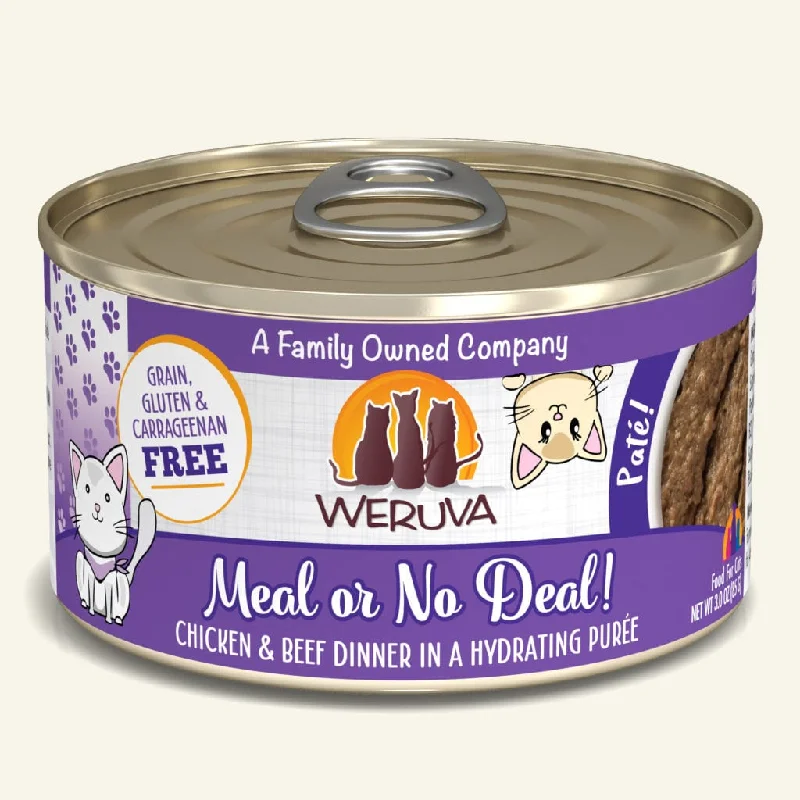 Weruva Meal or No Deal! Chicken & Beef Dinner Pate for Cats - 3 oz.