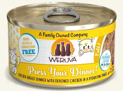 Weruva Press Your Dinner! Chicken Pate Cat Food - 3.0-oz