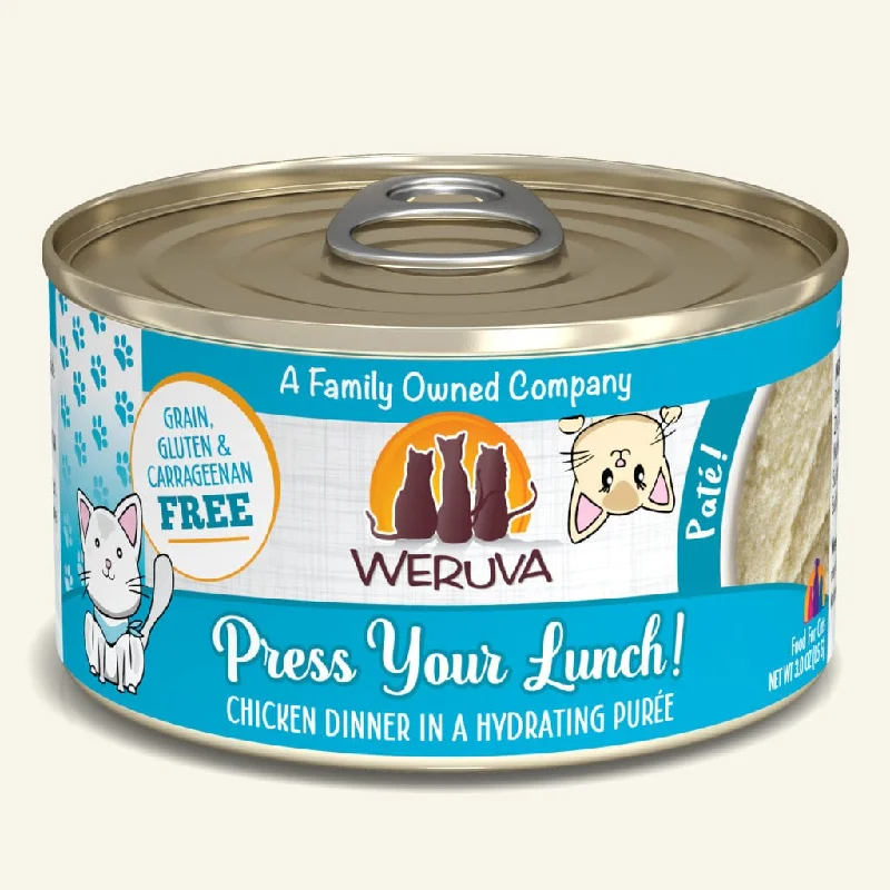 Weruva Press your Lunch! Chicken Dinner Pate for Cats - 3 oz.