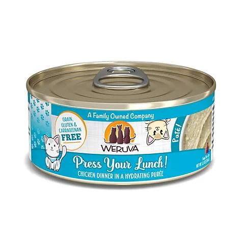 Weruva Press your Lunch! Chicken Dinner Pate for Cats - 5.5 oz.