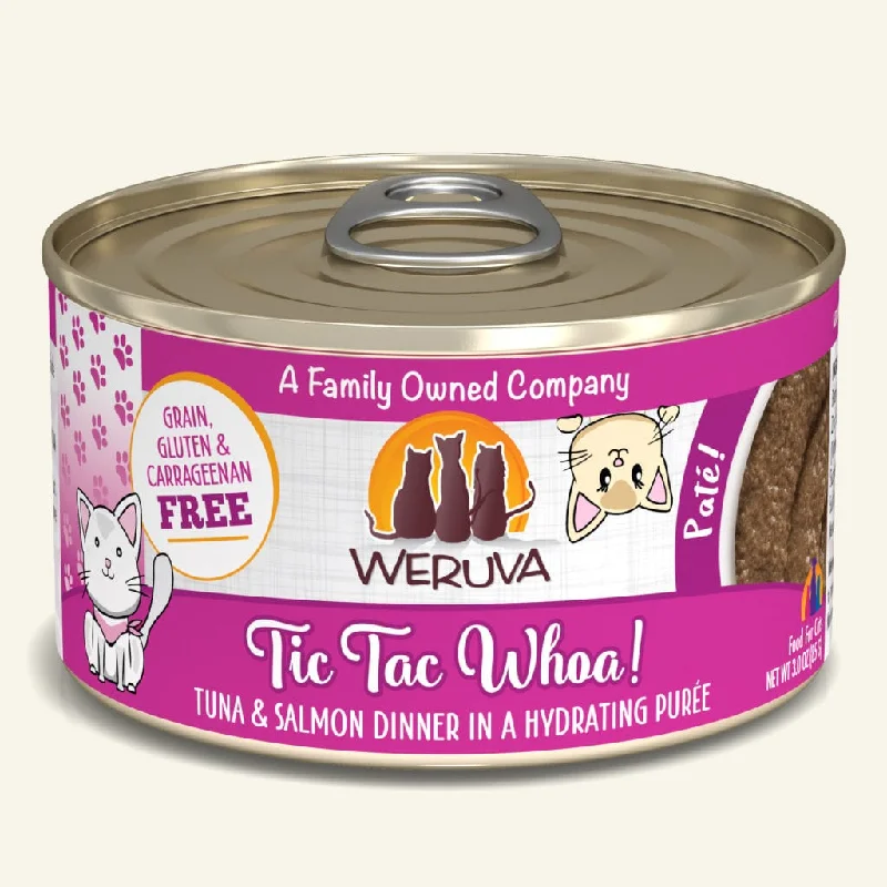 Weruva Tic Tac Whoa! Tuna & Salmon Dinner Pate for Cats - 3 oz.