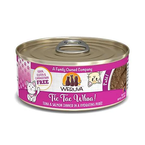 Weruva Tic Tac Whoa! Tuna & Salmon Dinner Pate for Cats - 5.5 oz.