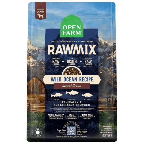 Wild Ocean Ancient Grains RawMix - Dry Dog Food - Open Farm