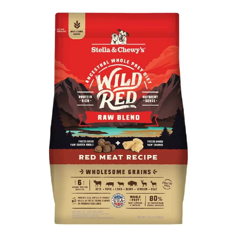 Wild Red Raw Blend Wholesome Grains Red Meat Recipe