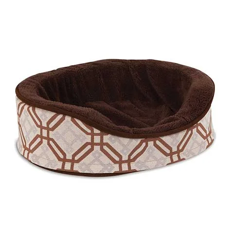 Petmate Small Dog & Cat Oval Foam Fashion Bed