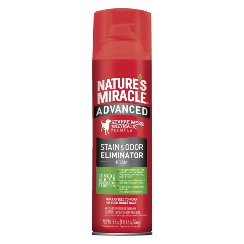 Advanced Stain and Odor Eliminator for Dogs - 17.5 oz Foam