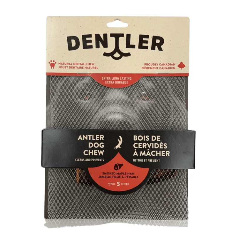 Dog Dental Chew - Whole Antler - Smoked Ham