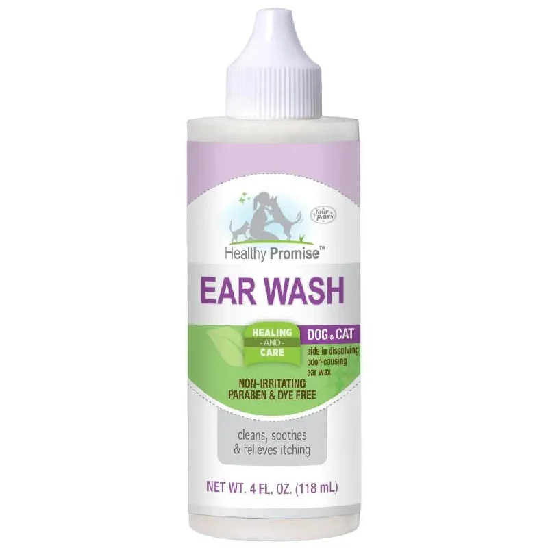 Healthy Promise - Ear Wash for Dogs and Cats - 4 oz