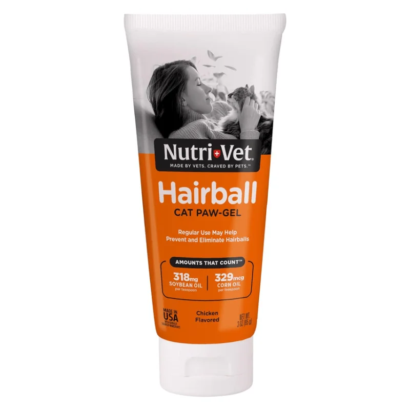 Hairball Cat Paw-Gel, Chicken Flavored - 3 oz