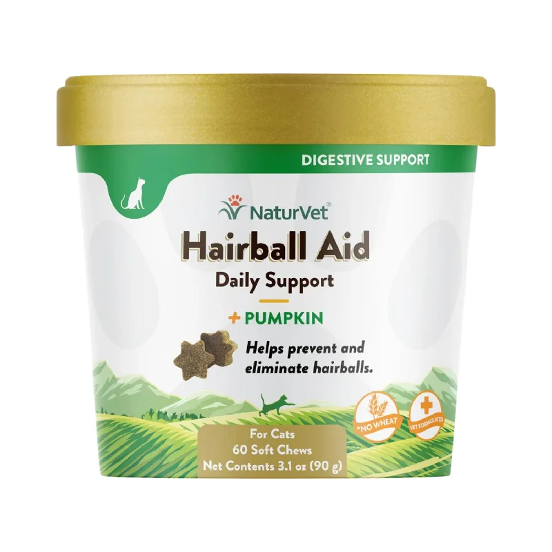 Cat Supplement - DIGESTIVE SUPPORT - Hairball Aid - Daily Support + Pumpkin