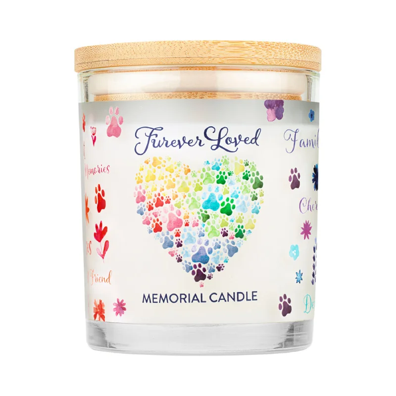 100% Plant-Based Wax Candle, Furever Loved Memorial - 9 oz