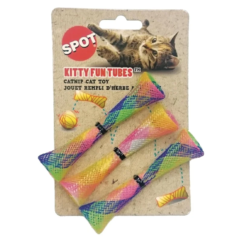 catnip Cat Toy - Kitty Fun Tubes - 3 pk