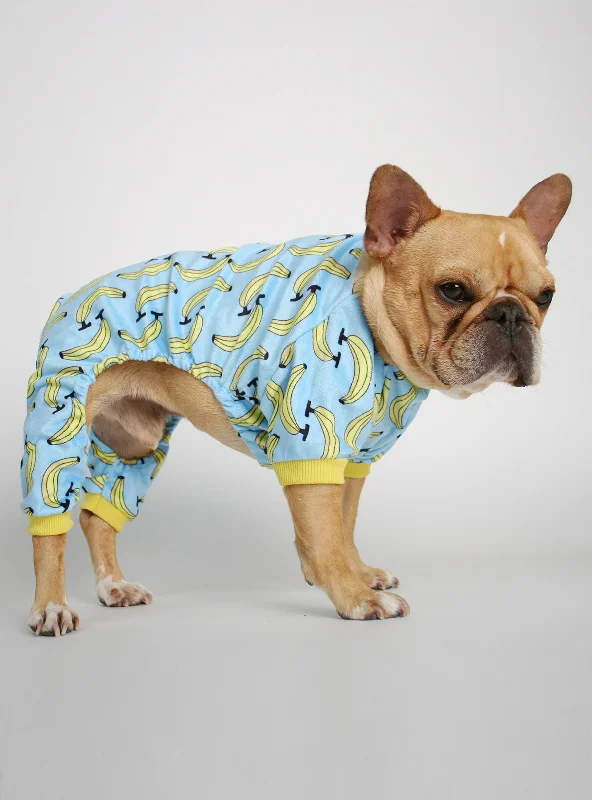 Banana Rama Dog Pajama Jumpsuit