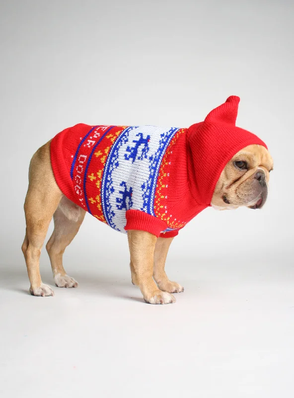 The Snowbound Dog Sweater